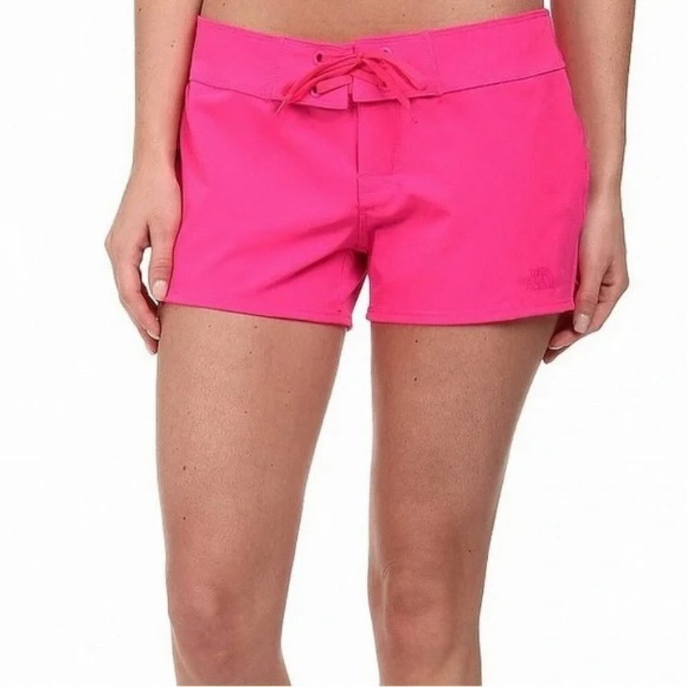 The North Face Pink Pacific Creek Board Shorts sz 10